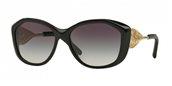 Burberry BE4208QF 30018G	black/gray gradient sunglasses