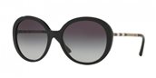 Burberry BE4239QF 30018G black grey gradient sunglasses