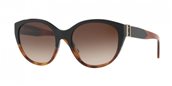 Burberry BE4242F 363213 black/brown gradient sunglasses