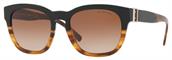 Burberry BE4258F 367913 BLACK/HAVANA sunglasses