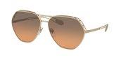 Bvlgari BV6098 202218 gold/orange gradient light grey sunglasses