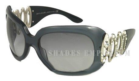 Bvlgari BV8016B 73111 bluish grey gradient grey  Sunglasses