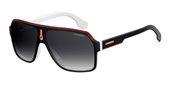 Carrera 1001/S 080S 9O Black White sunglasses