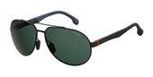 Carrera 8025/S 0O6W 00 Blrut Dark Gray (QT green lens) sunglasses