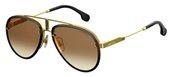 Carrera Glory 02M2 00 Black Gold (86 blackbrowngreen lens) sunglasses