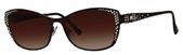 Caviar 1784 16 Brown w/ Clear Crystals w/ Brown Lens sunglasses