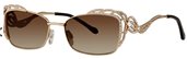 Caviar 5629 21 Gold w/ Clear Crystals sunglasses