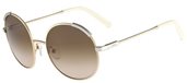 Chloe CE117S 745 Light Gold Ivory/Brown shaded sunglasses