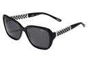 Chopard SCH184S  0700 Glossy Black / Smoke Lenses sunglasses