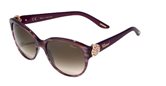 Chopard SCH185S  06XD Shiny Purple Striped / Brown Gradient Pink Lenses sunglasses