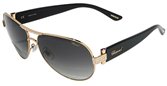 Chopard SCH866S Gold Black Stone Gray Gradient 0300 sunglasses