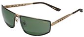 Chopard SCHB02 L45P gold/grey green polarized sunglasses