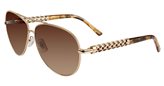 Chopard SCHB66S 300 Rose Gold sunglasses