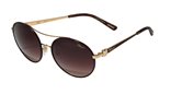 Chopard SCHB68S 307 Brown Leahter Gold sunglasses