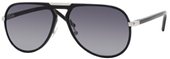 Christian Dior AL 132/S 053H Black Aluminium Black Gray Gradient Lens sunglasses