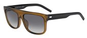 Christian Dior Black Tie 174/S 02WC Crystal Mustard Black sunglasses