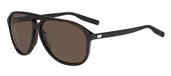 Christian Dior Black Tie 176/S 00PC Dark Havana Matte Black sunglasses