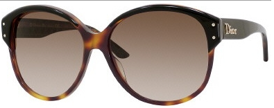 Christian Dior Dior Bonvoyage Black Dark Tortoise/BrownGrey Shaded (BG4/CC) Sunglasses