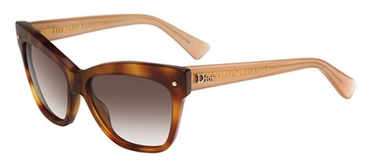 Dior Jupon 2 Light Havana Sunglasses Dior Womens Sunglasses Jupon 2 3jyfm Light Havana Antique  main image 3