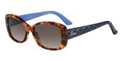 Christian Dior Ladyindior 2/S 0C8V Havana Blue sunglasses
