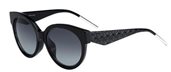Christian Dior Verydior 1NF 0807 Black (HD gray gradient lens) sunglasses
