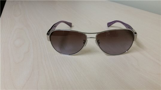 Coach Charity Sunglasses COACH CHARITY AVIATOR TEARDROP GOLD/BROWN EYEGLASSES FRAMES  main image 4