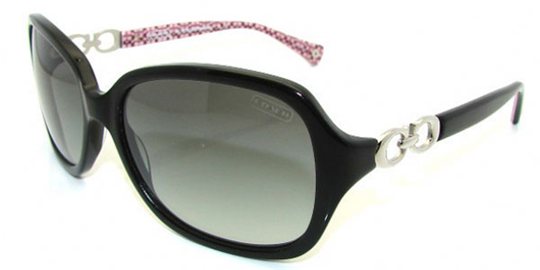 Coach HC8019 503411 Black/Gray Gradient Sunglasses