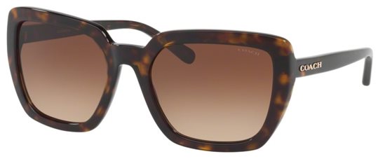 Coach HC8217F 512013 DARK TORTOISE Sunglasses