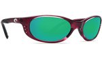 Costa Del Mar Stringer Orchid Frame Green Mirror 400G ST 49 GMGLP Sunglasses