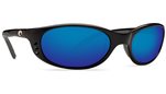 Costa Del Mar Stringer Shiny Black Blue Mirror 580P ST 11 OBMP Sunglasses