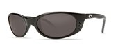 Costa Del Mar Stringer Shiny Black Costa 580 Gray Glass ST 11 OGGLP Sunglasses