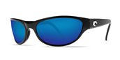 Costa Del Mar Triple Tail Shiny Black Costa 580 Blue Mirror Glass TT 11 OBMGLP Sunglasses