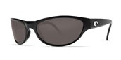 Costa Del Mar Triple Tail Shiny Black Costa 580 Gray Glass TT 11 OGGLP Sunglasses
