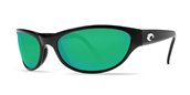 Costa Del Mar Triple Tail Shiny Black Costa 580 Green Mirror Glass TT 11 OGMGLP Sunglasses