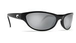 Costa Del Mar Triple Tail Shiny Black Silver Mirror 580P TT 11 OSCP Sunglasses