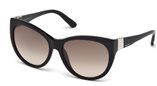 Daniel Swarovski SK0087 01F Shiny Black sunglasses