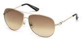 Daniel Swarovski SK0100 FINN 28F	shiny rose gold / gradient brown sunglasses