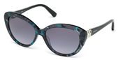 Daniel Swarovski SK0112 55B	coloured havana / gradient smoke sunglasses