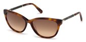 Daniel Swarovski SK0131 53F blonde havana / gradient brown sunglasses