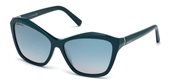 Daniel Swarovski SK0135 71F Bordeaux/other / Gradient Brown sunglasses