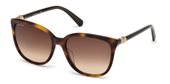 Daniel Swarovski SK0146-H 52G	Dark Havana / Brown Mirror sunglasses