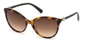 Daniel Swarovski SK0147 52G	Dark Havana / Brown Mirror sunglasses