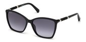 Daniel Swarovski SK0148 01B	Shiny Black  / Gradient Smoke sunglasses