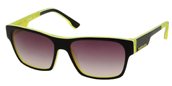 Diesel DL0012 05B Black Lime Grey sunglasses