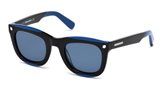 Dsquared DQ0223 MILO 05V - black/other / blue  sunglasses