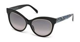 Emilio Pucci EP0024 05B - black/other / gradient smoke  sunglasses