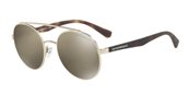 Emporio Armani EA2051 30135A MATTE PALE GOLD sunglasses