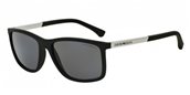 Emporio Armani EA4058 506381 BLACK RUBBER sunglasses