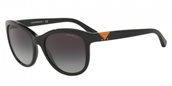Emporio Armani EA4076F 50178G black grey gradient sunglasses