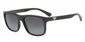 Emporio Armani EA4085 5017T3 black polar grey gradient sunglasses